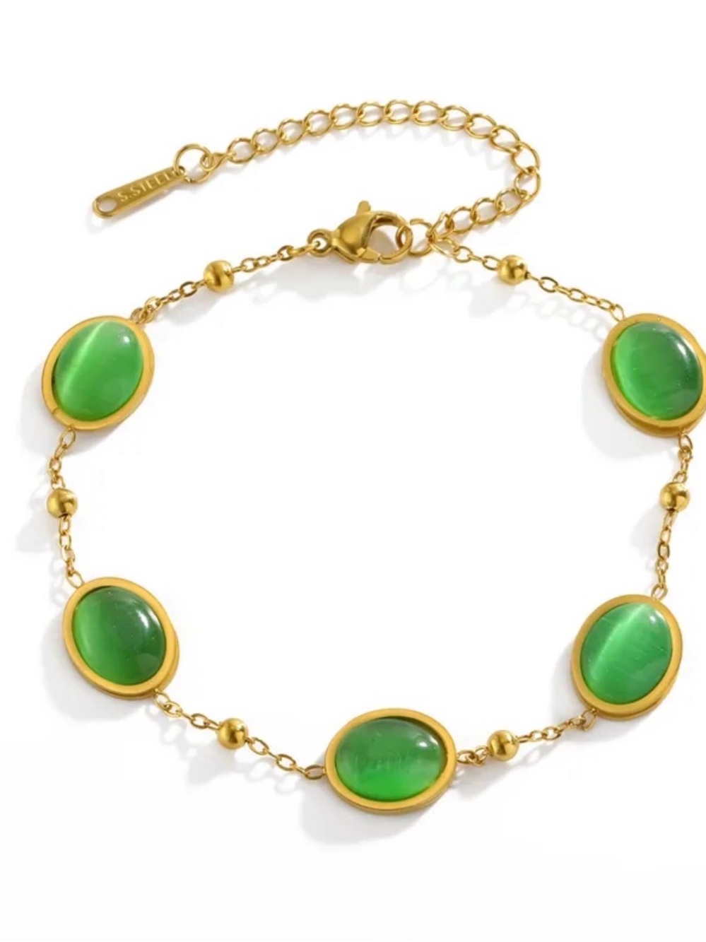 Glass Stone Bracelet NWT - Picture 2 of 3
